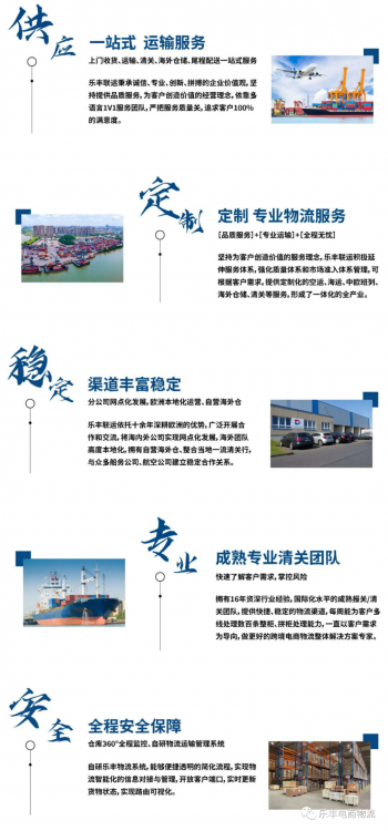 是一家專注中國到歐洲“門到門”物流服務(wù)商。-樂豐貨運(yùn)｜樂豐國際貨運(yùn)｜樂豐電商物流